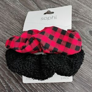 Sophi Hair Scrunchies 2 pack NWT
